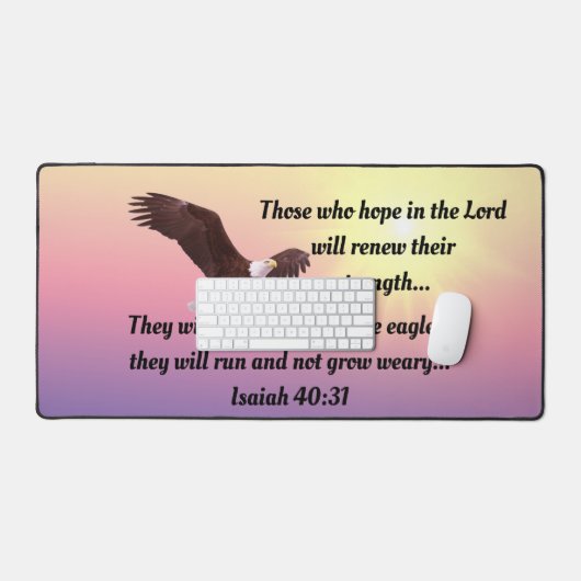 Mat de bureau volant d'aigle (Clavier et souris)