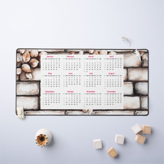 Mat du bureau 2025 (Tableau pour enfants)