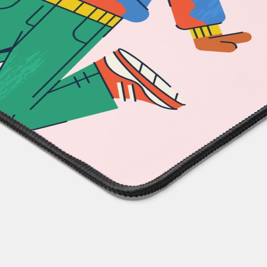 Mat du bureau centré (Coin)