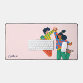 Mat du bureau centré (Clavier et souris)