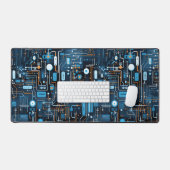 Mat du bureau de circuits électroniques (Clavier et souris)