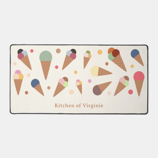 Mat du bureau de crème glacée (Recto)