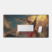 Mat du bureau de jeux d'ombre en acier | Esthétiqu (Clavier et souris)