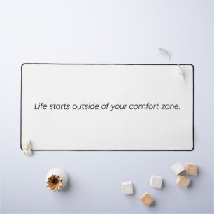 Mat du bureau de la zone de confort