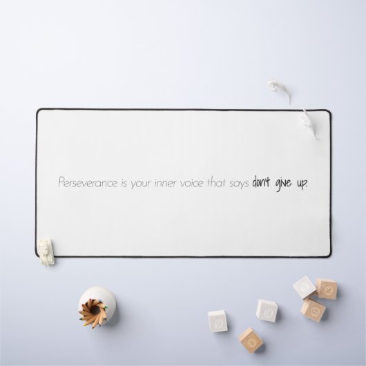 Mat du bureau de persévérance (Tableau pour enfants)