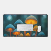 Mat du bureau des champignons bioluminescents (Clavier et souris)