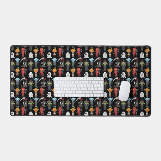 Mat du bureau d'Halloween (Clavier et souris)