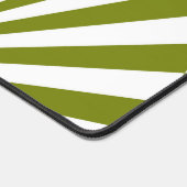 Mat du bureau d'illusion optique verte - 3D modern (Coin)