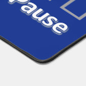 Mat du bureau Suspendre bleu (Coin)