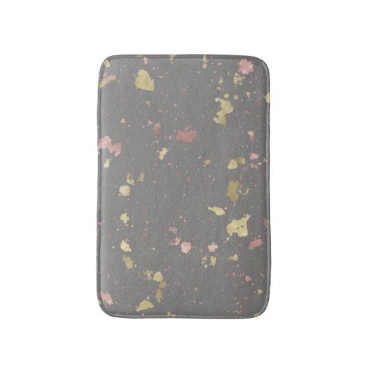 Mat Goud en Roos Gouden Vlokken Donkergrijs (Voorkant Verticaal)