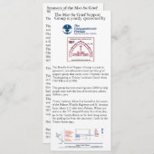 Mat-Su Grief Support Group Advertisement  Kaart (Voorkant / Achterkant)