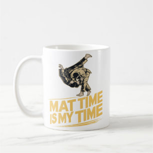 Mat Tijd is Mijn Tijd Jiu Jitsu Mat Meesterschap B Koffiemok