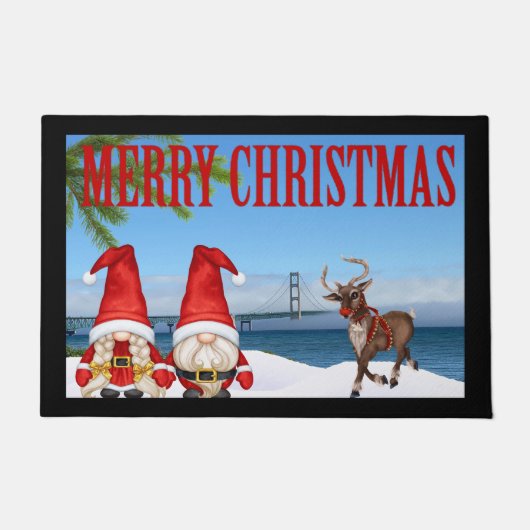 Mat van de makreelbrug voor kerstmis (Voorkant)