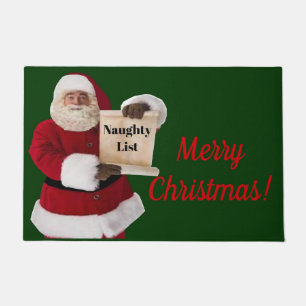 Mat van deur van de Naughty List van de Kerstman