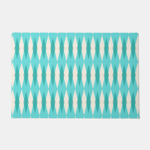 Mat voor moderne, moderne Argyle-deur midden