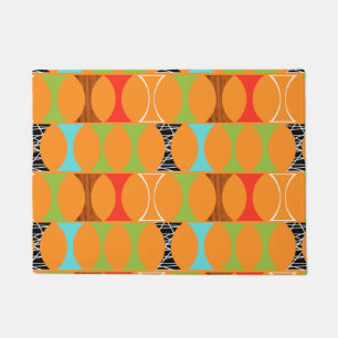Mat voor moderne Oranje patroondeur uit de midden