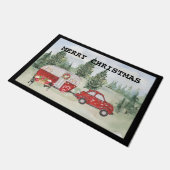 Mat voor prettige kerstdeuren (Schuin)