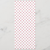 Mat Zwart Valentijnsdag Dinnerfeest Bruiloft Menu (Achterkant)