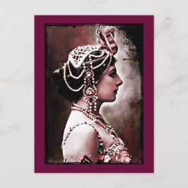 Mata Hari 1910 Briefkaart