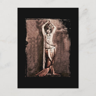 Mata Hari Belly Dancer Costume Briefkaart