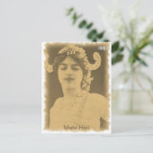 Mata Hari Briefkaart (Staand voorkant)