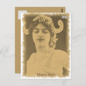 Mata Hari Briefkaart (Voorkant / Achterkant)