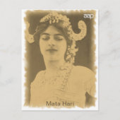 Mata Hari Briefkaart (Voorkant)