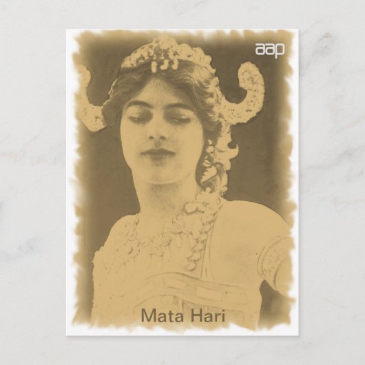 Mata Hari Briefkaart (Voorkant)