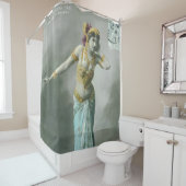  Mata Hari-Briefkaart Douchegordijn (In situ)