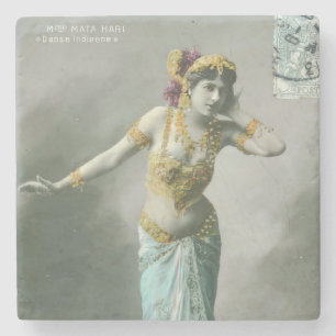 Mata Hari-Briefkaart Stenen Onderzetter