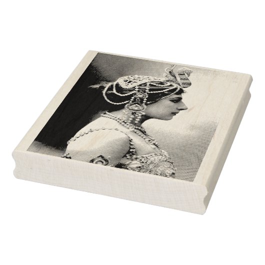 Mata Hari Fotofoto Rubber Kunststempel Rubberstempel (Stempel)