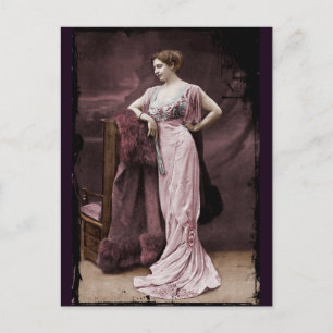 Mata Hari in het theater Briefkaart