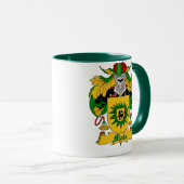 Mata Spanish Achternaam Familie Crest Mok (Voorkant rechts)
