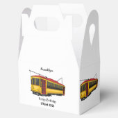 Mata trolley cartoon illustratie bedankdoosjes (Geopend)