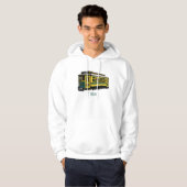 Mata trolley cartoon illustratie hoodie (Voorkant volledig)