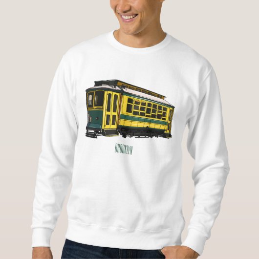 Mata trolley cartoon illustratie trui (Voorkant)