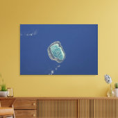 Mataiva Atoll, Tuamotu Archipelago Canvas Afdruk (Insitu (Woonkamer))