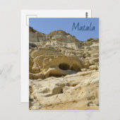 Matala Rocks Briefkaart (Voorkant / Achterkant)
