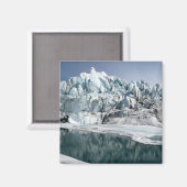 Matanuska Gletsjer Mond Alaska Magneet (Voorkant / Achterkant)