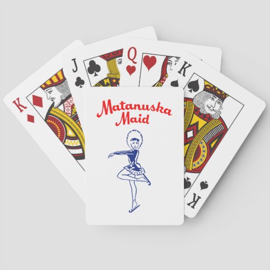 Matanuska Maid - Cartes à jouer de qualité (dos)