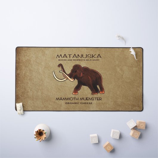 Matanuska Mammoth Muenster Cheese Bureaumat (Kindertafel)