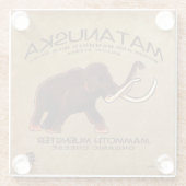 Matanuska Mammoth Muenster Cheese Glazen Onderzetter (Achterkant)