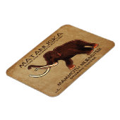 Matanuska Mammoth Muenster Cheese Magneet (Linkerzijde)