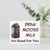 Matanuska Moose Milk Briefkaart (Staand voorkant)