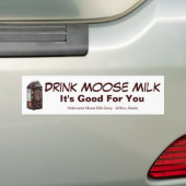 Matanuska Moose Milk Bumpersticker (Op auto)