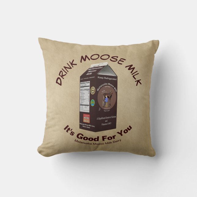Matanuska Moose Milk Kussen (Voorkant)