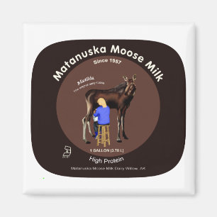 Matanuska Moose Milk Magneet