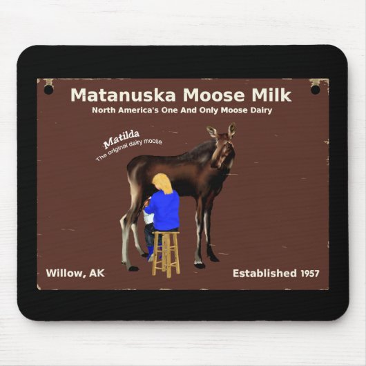 Matanuska Moose Milk Muismat (Voorkant)