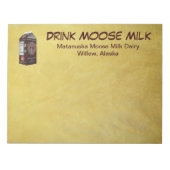 Matanuska Moose Milk Notitieblok (Voorkant)