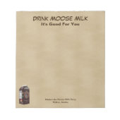 Matanuska Moose Milk Notitieblok (Voorkant)